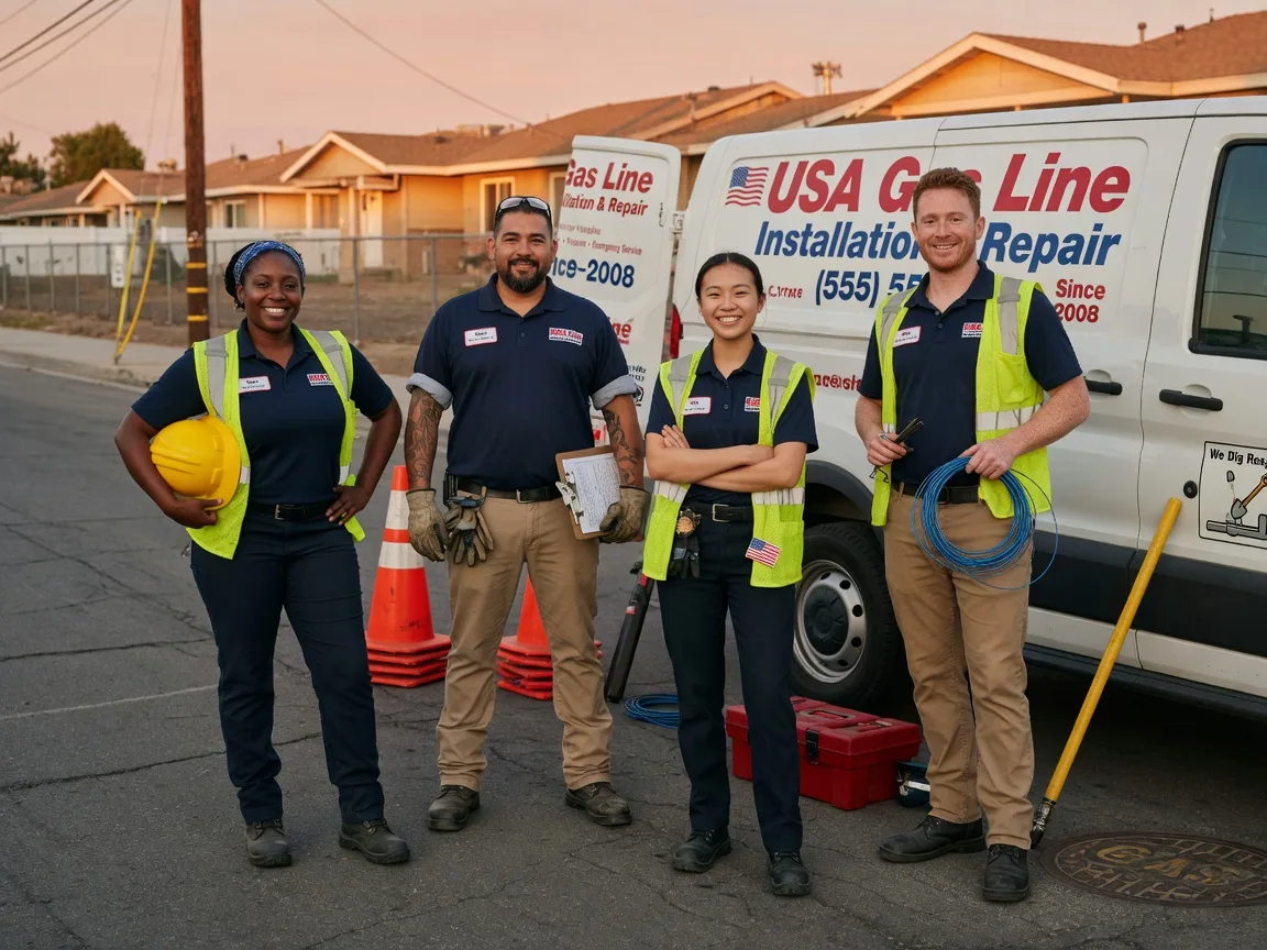 Gas Line Installation company in Temple, ME